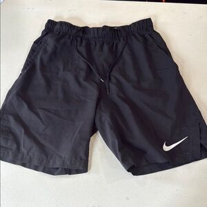 Nike Black Athletic Shorts Lightweight Relaxed Fit